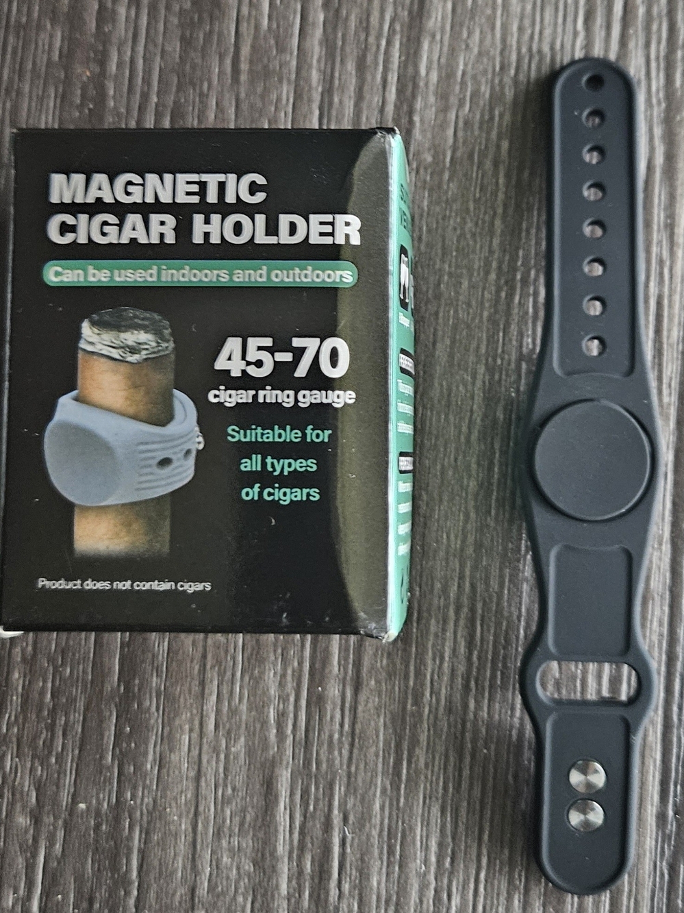Magnetic Cigar Holder Adjustable Clip for Golfing Grilling Fishing And Mor